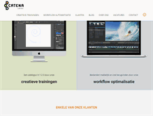Tablet Screenshot of catenacompany.be